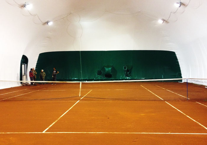 Red clay courts Indoor