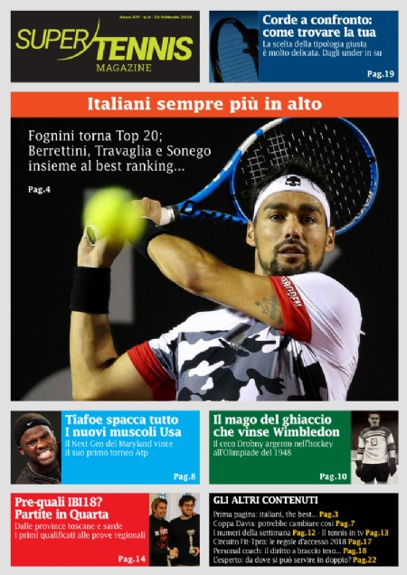 Fognini torna in Top 20