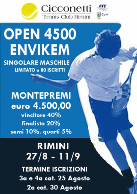 Trofeo ENVIKEM Open Maschile 4500 Euro