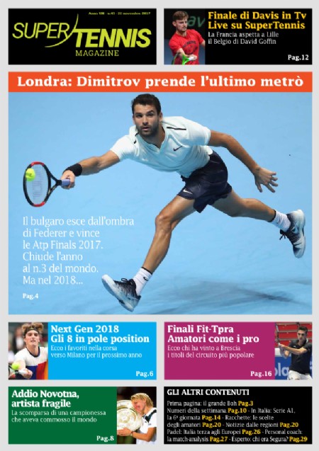 Londra: Dimitrov prende l`ultimo metrò