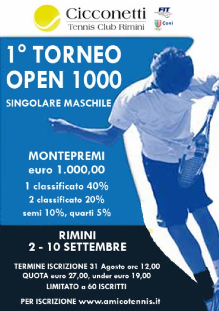 1° Torneo OPEN 1000